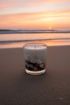 Seashell Soy Candle in Glass