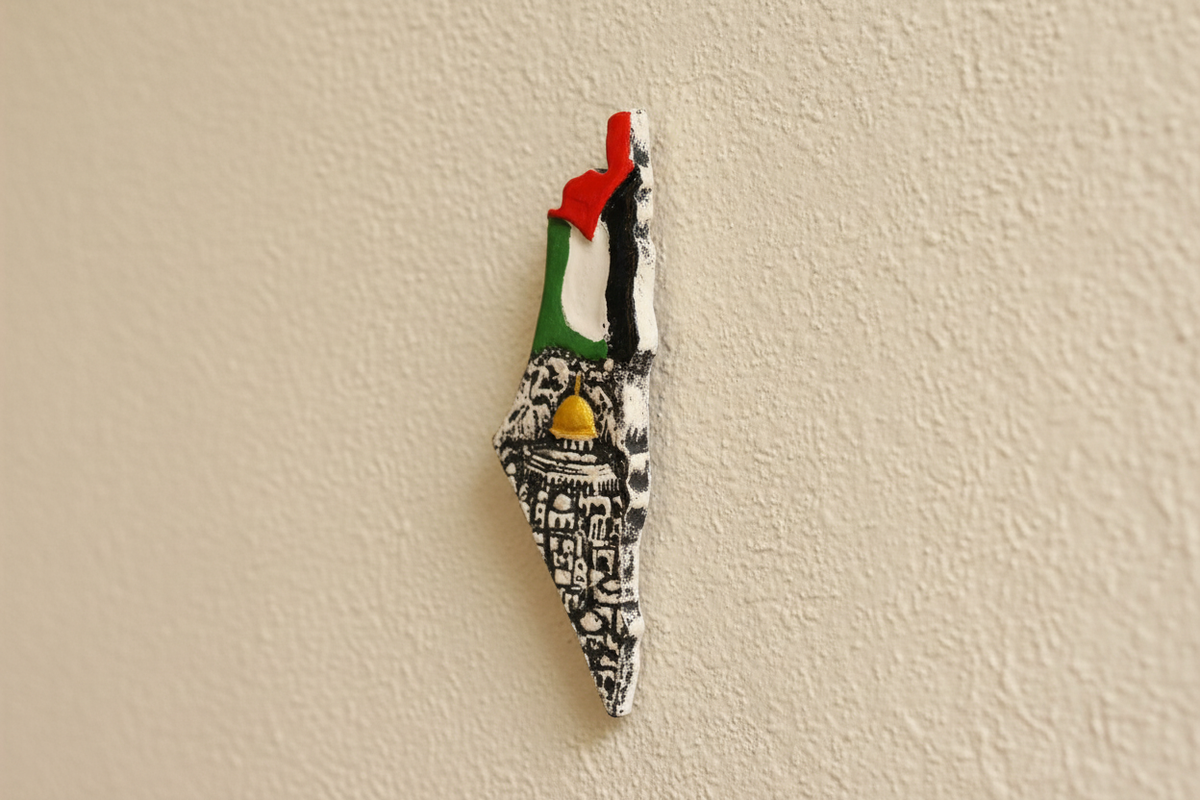 خريطة فلسطين - تفاصيل قريبة