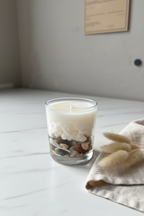 Seashell Soy Candle in Glass