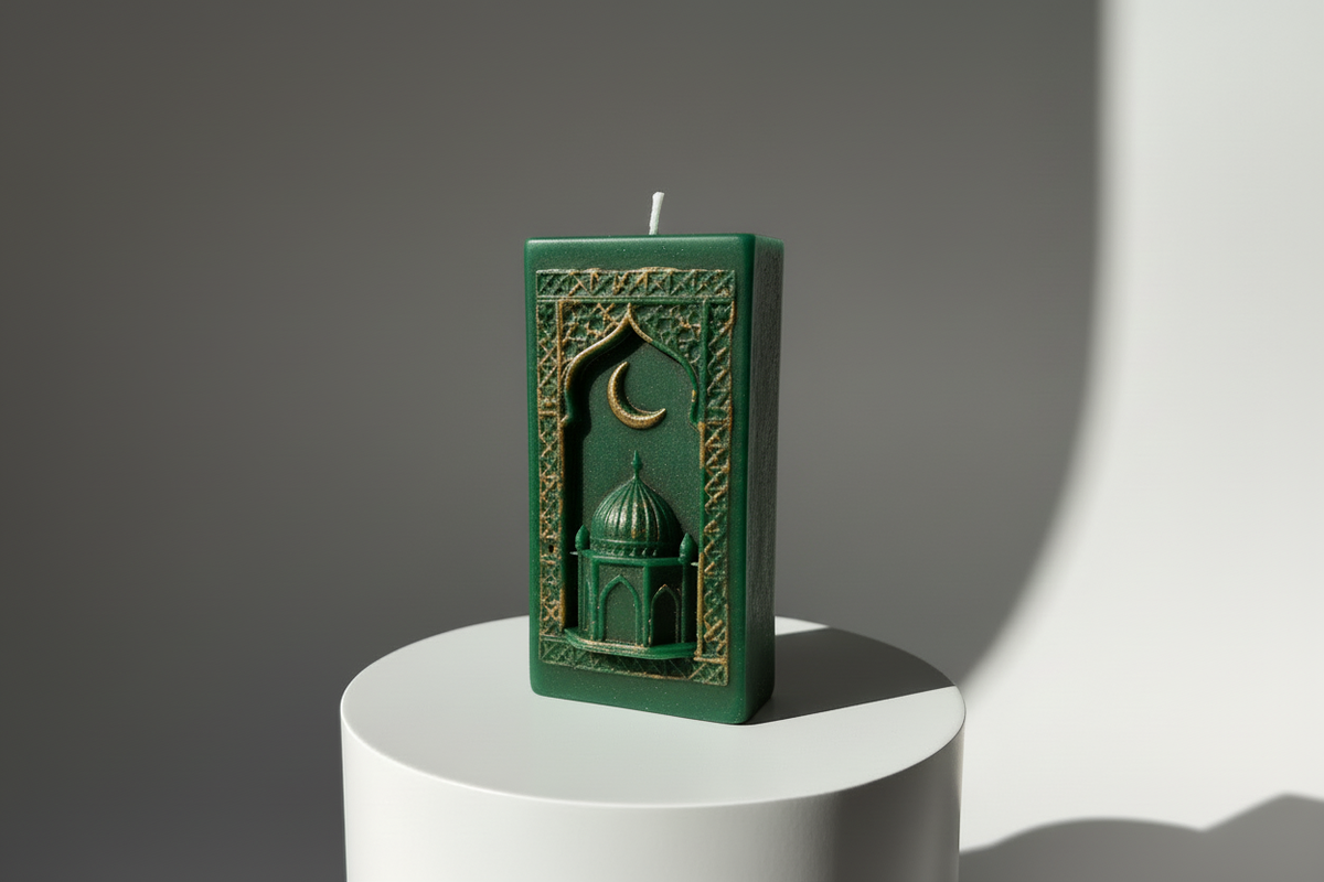 Green Islamic Candle