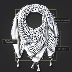Keffiyeh luxury specs dark background