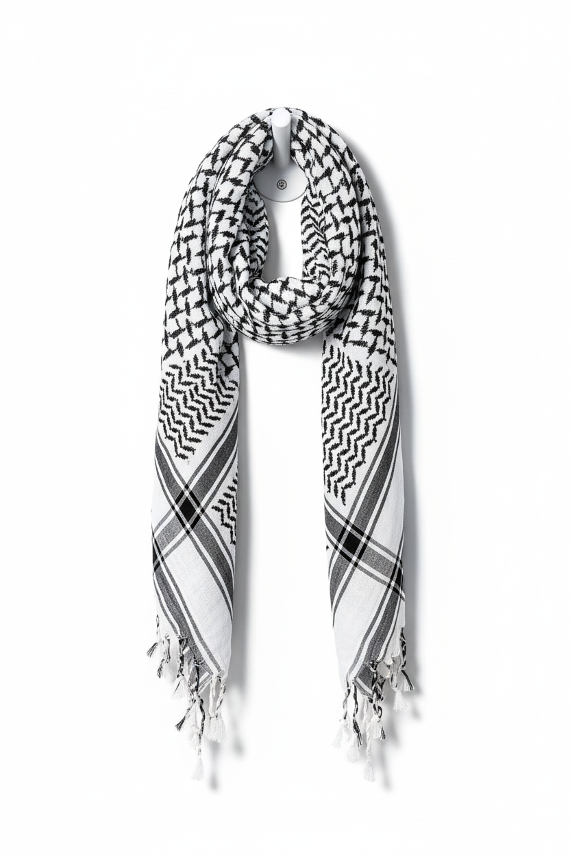 Keffiyeh hanging wall editorial