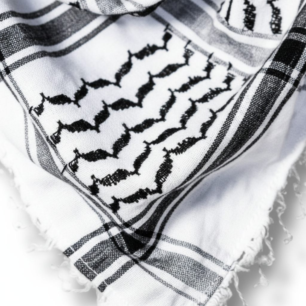 Keffiyeh macro texture detail