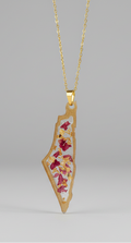 Palestine Necklace Side Angle